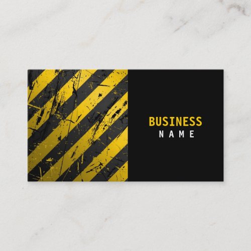 Grunge Stripes Business Card