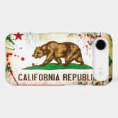 Grunge Style California Flag Case-Mate iPhone Case (Back (Horizontal))