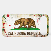 Grunge Style California Flag Case-Mate iPhone Case (Back (Horizontal))