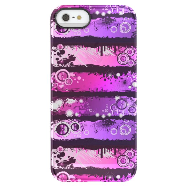 Grunge Style Music Banner 3 Uncommon iPhone Case (Back)