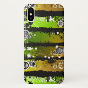 Grunge Style Music Banner iPhone X Case
