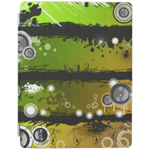 Grunge Style Music Banner iPad Smart Cover