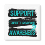 Grunge - Support Tourette Syndrome Awareness Magnet