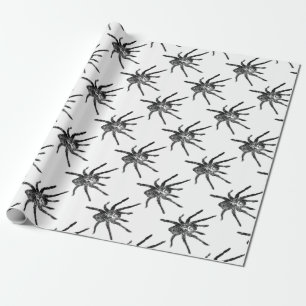 Grunge Tarantula Wrapping Paper