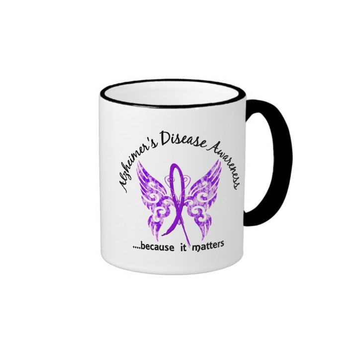 Grunge Tattoo Butterfly 6.1 Alzheimer's Disease Mugs