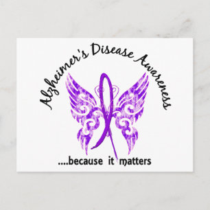 Grunge Tattoo Butterfly 6.1 Alzheimer's Disease Postcard