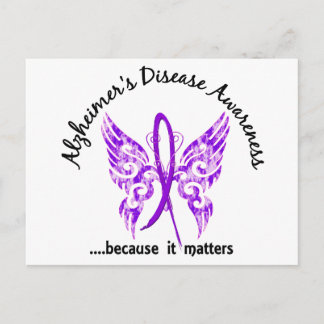 Grunge Tattoo Butterfly 6.1 Alzheimer's Disease Postcard