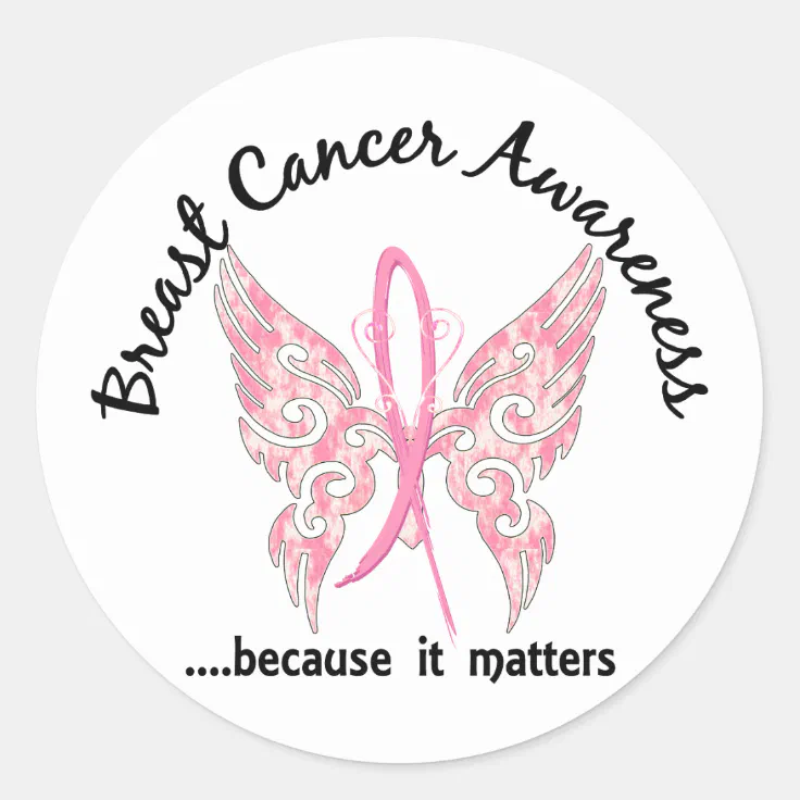 My take on a butterfly breast cancer awarness ribbon tat  Flickr