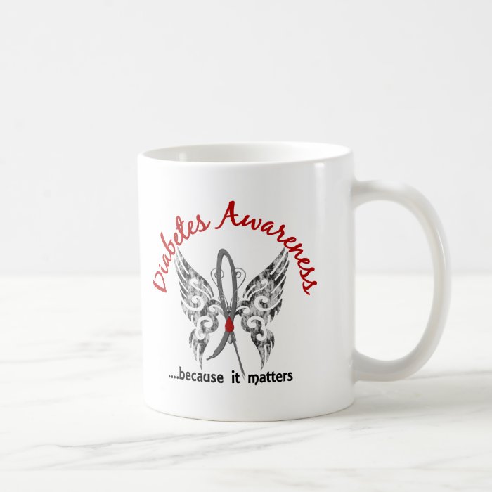 Grunge Tattoo Butterfly 6.1 Diabetes Mug