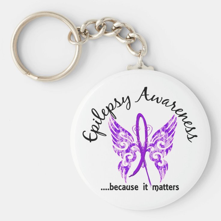 Epilepsy Butterfly Necklace - Meaningful Keepsake main image 0