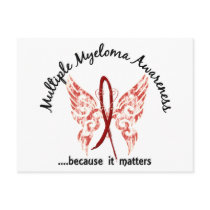 Grunge Tattoo Butterfly 6.1 Multiple Myeloma Postcard