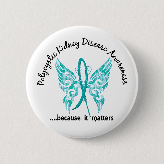 Grunge Tattoo Butterfly 6.1 PKD Button (Front)