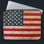 Grunge Textured American Flag Laptop Sleeves<br><div class="desc">Grunge Textured American Flag Laptop Sleeves.</div>