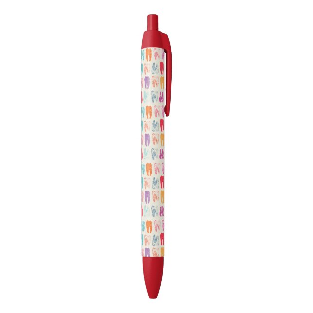 Grunge Tooth Pattern Pen (Bottom (Vertical))