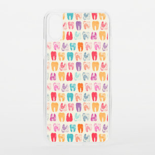 Grunge Tooth Pattern iPhone XS Case
