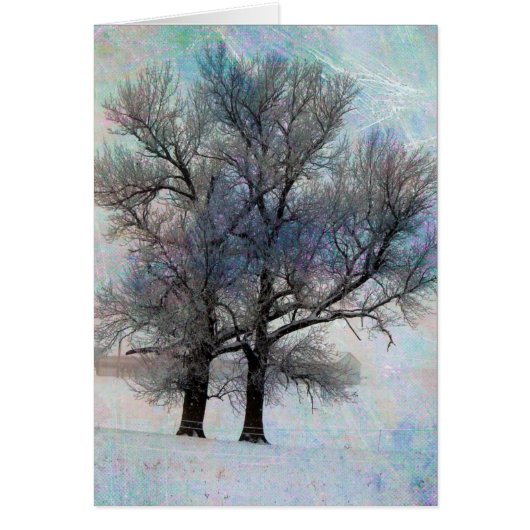 Grunge Trees Cards (Front)