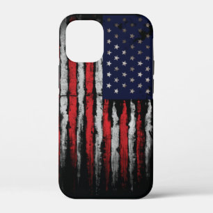 Grunge U.S.A flag iPhone 12 Mini Case