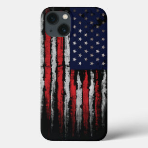 Grunge U.S.A flag iPhone 13 Case