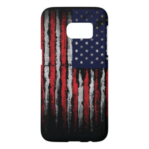 Grunge USA flag Samsung Galaxy S7 Case
