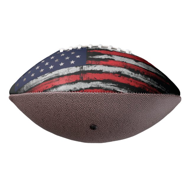 Grunge U.S.A flag Football (Rotated 270)