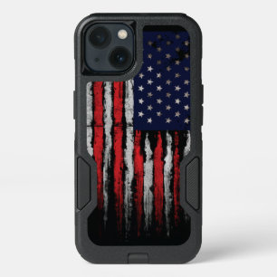 Grunge U.S.A flag iPhone 13 Case