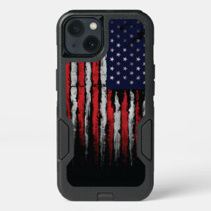 Grunge U.S.A flag iPhone 13 Case