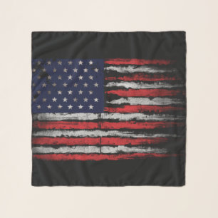 Grunge U.S.A flag Scarf