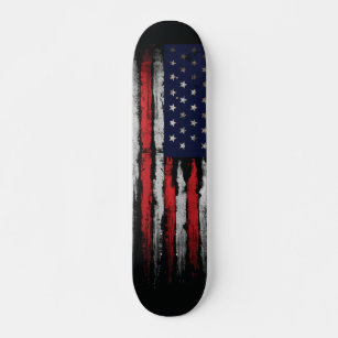 Grunge U.S.A flag Skateboard