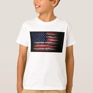 Grunge U.S.A flag T-Shirt