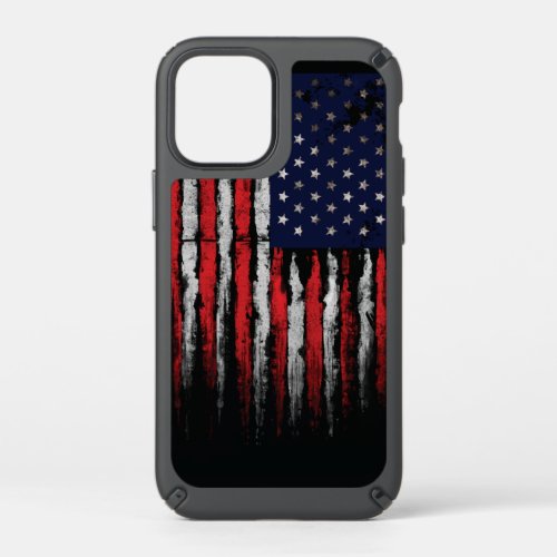 Grunge USA flag Throw Pillow Speck iPhone 12 Mini Case