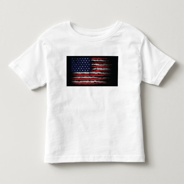 Grunge U.S.A flag  Toddler T-shirt (Front)