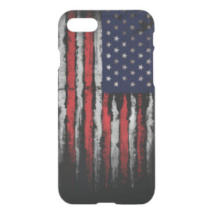 Grunge U.S.A flag iPhone SE/8/7 Case