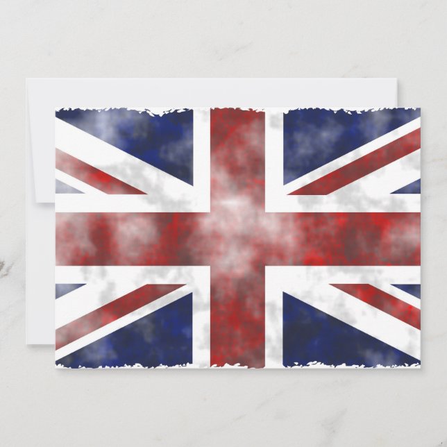 Grunge Uk Invitation (Front)