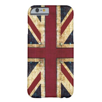 Grunge Union Jack Barely There Iphone 6 Case by hutsul at Zazzle
