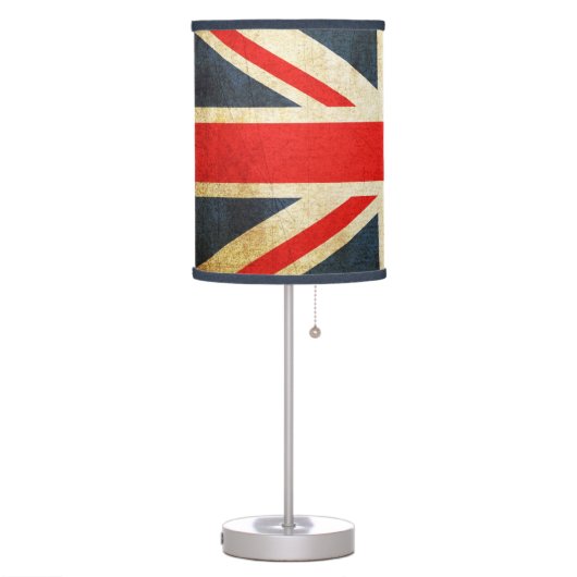 Grunge Union Jack Lamp (Left)