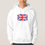 Grunge Union Jack Of Great Britain Hoodie at Zazzle