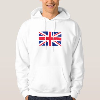 Grunge Union Jack Of Great Britain Hoodie by megnomad at Zazzle