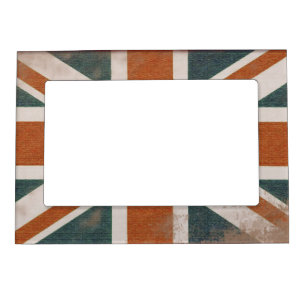 Grunge Union Jack photo frames