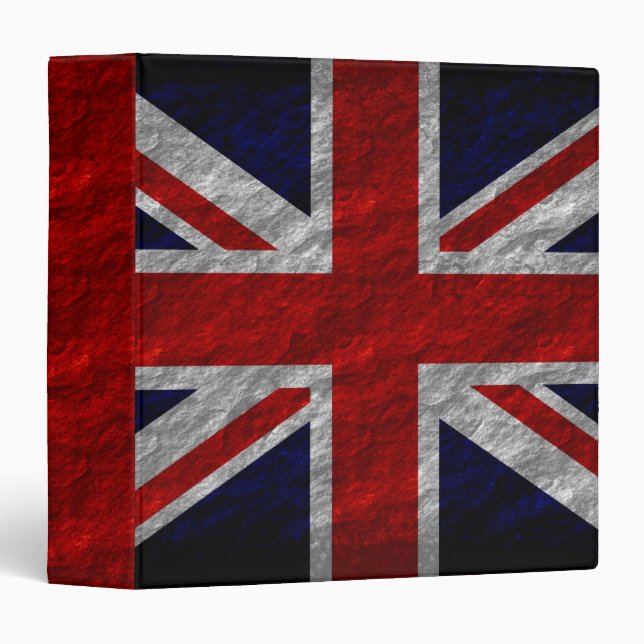 Grunge United Kingdom Flag 2 Binder (Front/Spine)