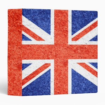 Grunge United Kingdom Flag 3 Binder by NhanNgo at Zazzle