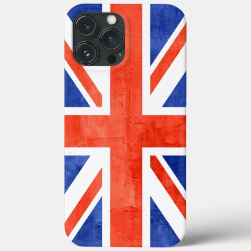 Grunge United Kingdom Flag iPhone 13 Pro Max Case