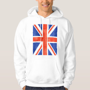 Grunge United Kingdom Flag Hoodie