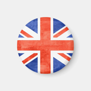 Grunge United Kingdom Flag Magnet
