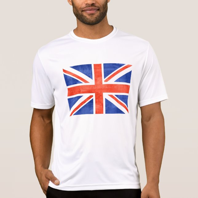 Grunge United Kingdom Flag T-Shirt (Front)