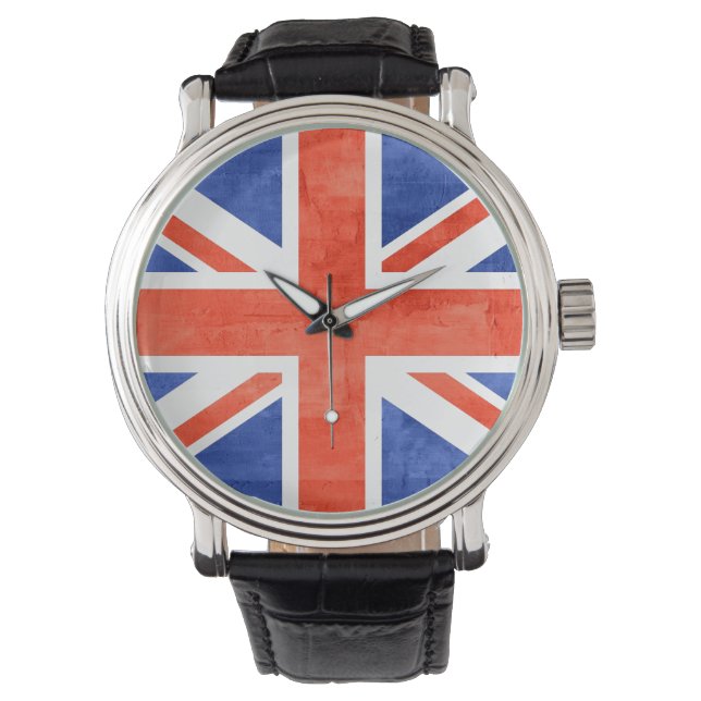 Grunge United Kingdom Flag Watch (Front)