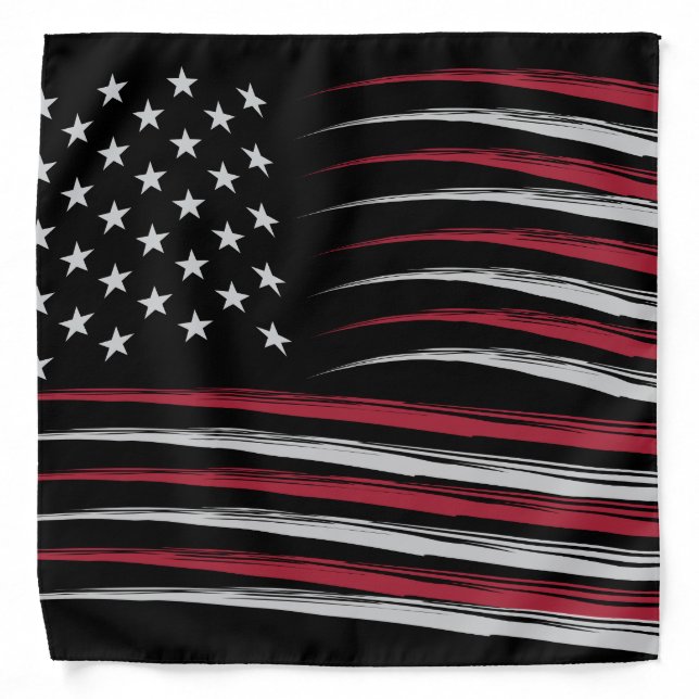 Grunge USA flag Bandana (Front)