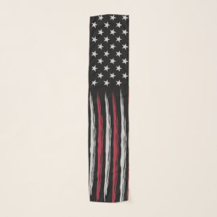 Grunge USA flag Scarf