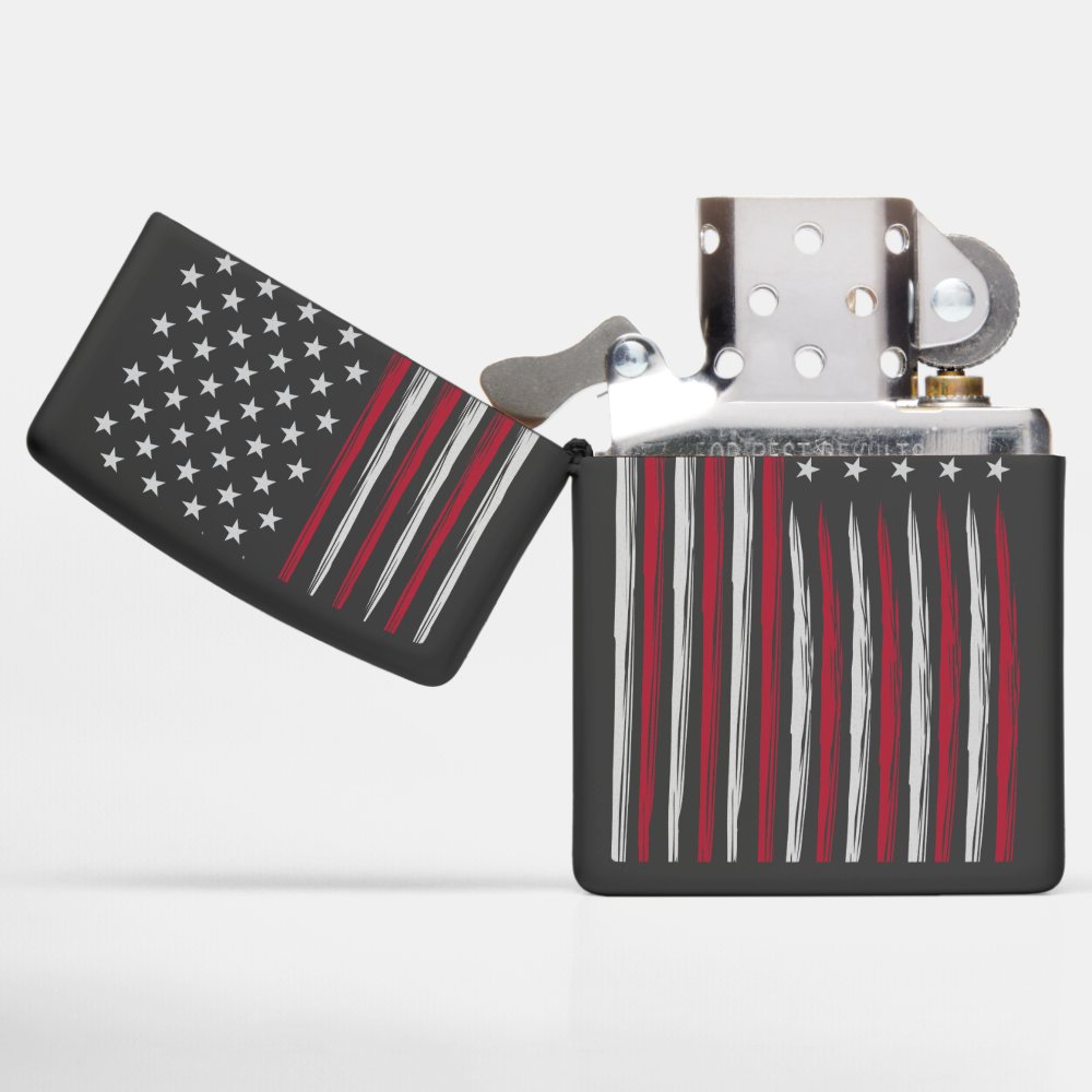 Disover American Flag Zippo Pocket Lighter, Patriotic Zippo Pocket Lighter