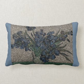 Grunge Van Gogh Lumbar Pillow