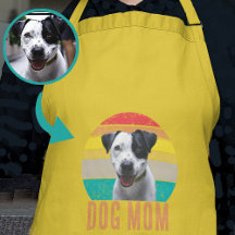 Grunge Vintage Distressed Terrier Photo Dog Mom